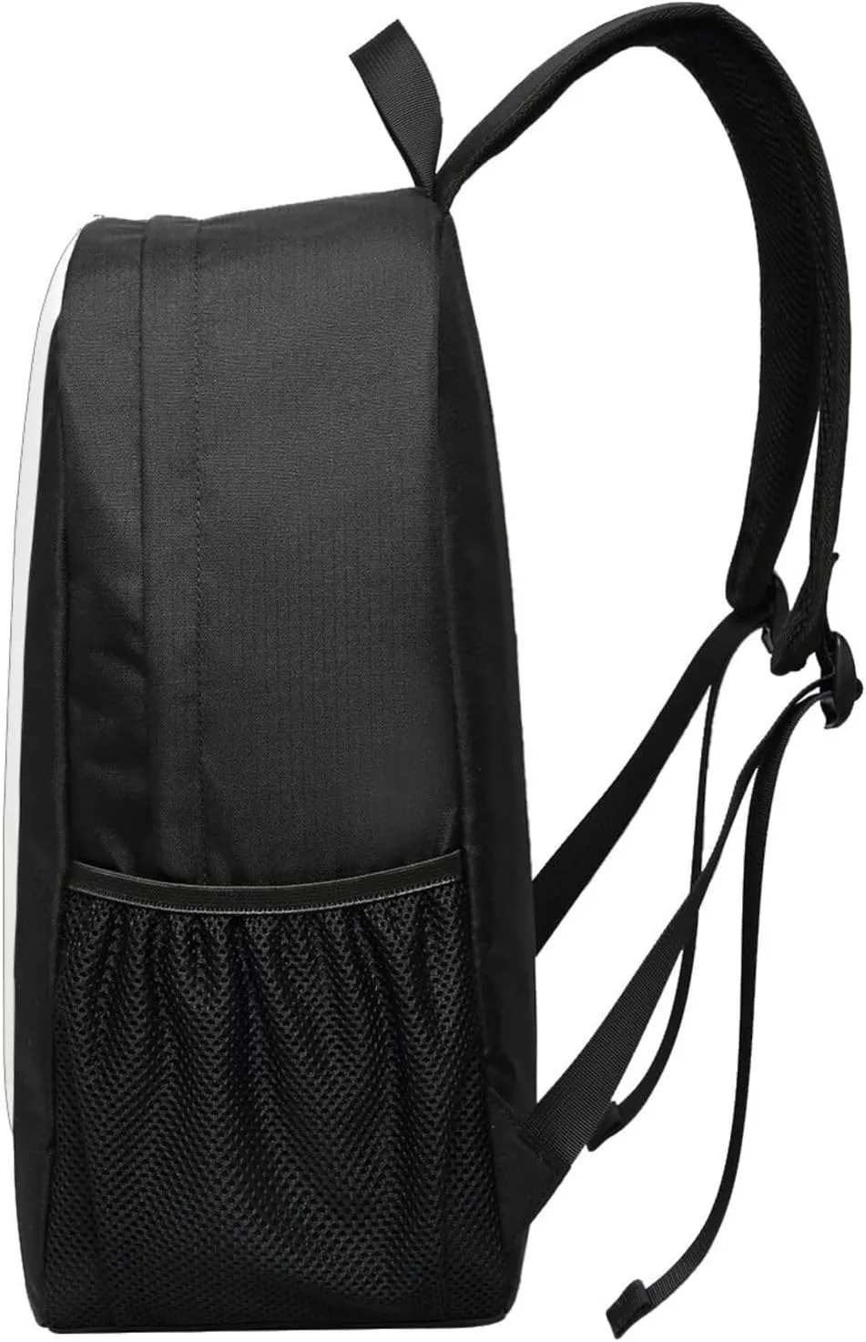 BREAUX Floral Graphite Print Simple Sports Backpack, Unisex Lightweight Casual Backpack, 17 Inches