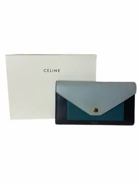 Céline Tricolor Leather Envelope Wallet - As seen on Instagram 21/02/21
