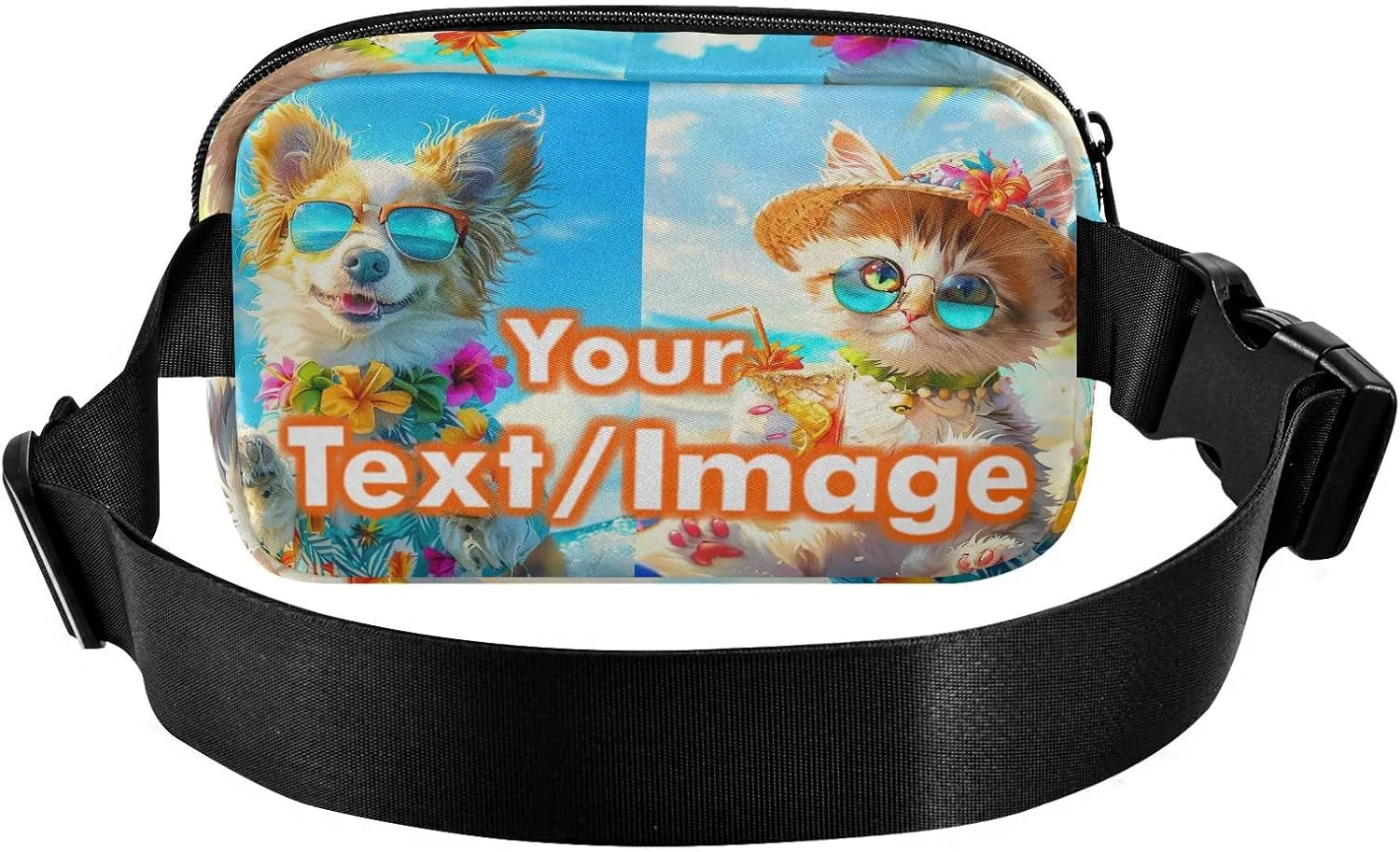 Custom Name Photo Fanny Packs for Women Fanny Pack For Men Belt Bag Crossbody Fanny Packs for Women Running Fanny Pack Waist Pack 21332614, 21332614C