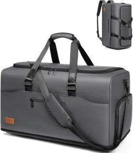 Expandable 55/70L Duffle Bag for Travel,Travel Bag for Men,Carry on Weekend Bag with Shoe Compartment,Waterproof Gym Bags Overnight Bag for Men Women