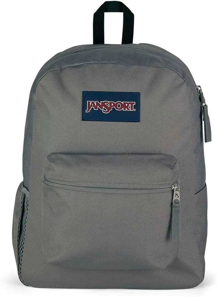 JanSport Unisex Cross Town Graphite Grey Polyester Backpack