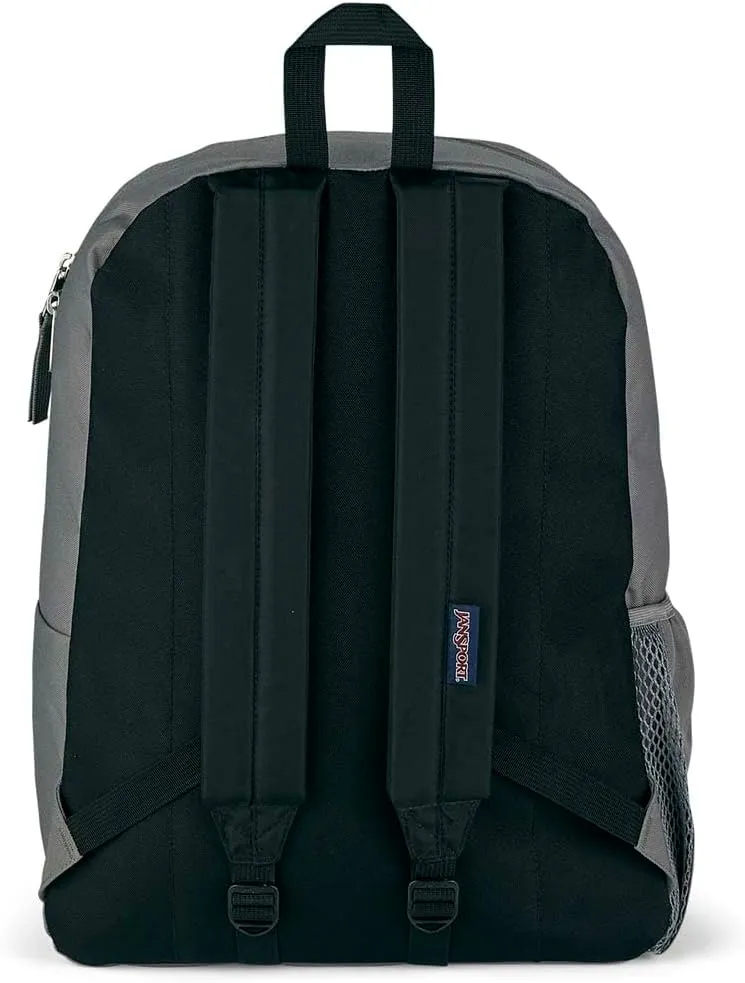 JanSport Unisex Cross Town Graphite Grey Polyester Backpack