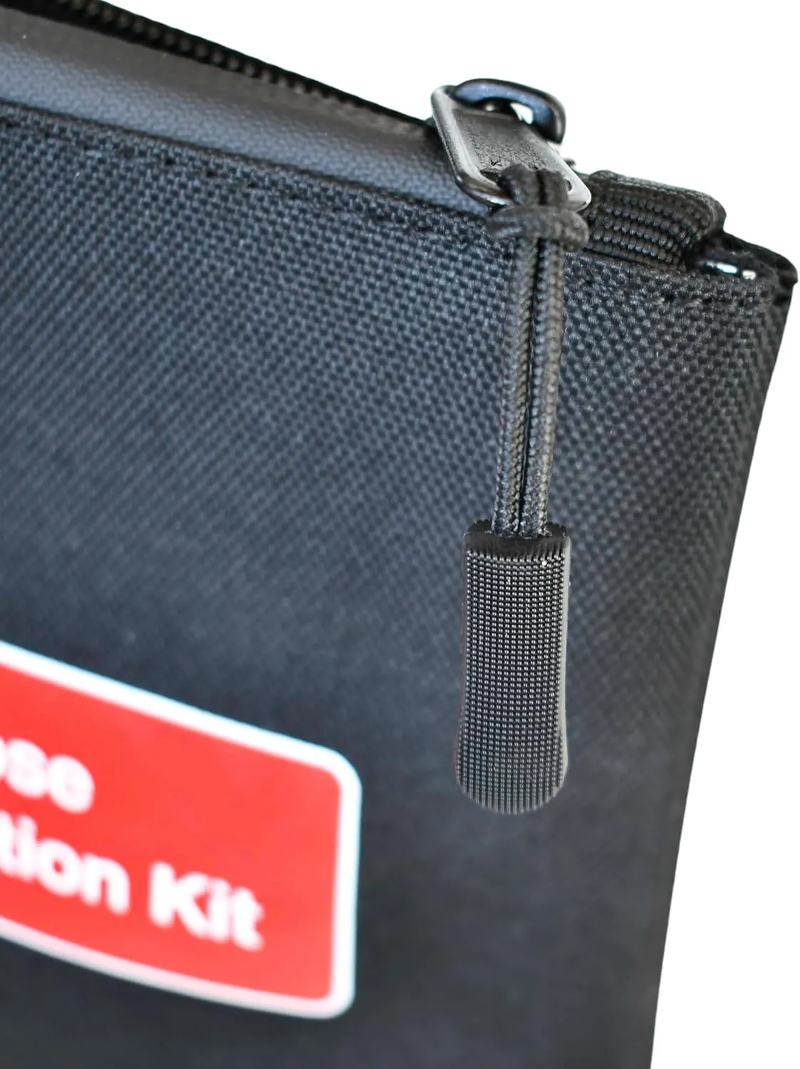 Naloxone Overdose Prevention Kit Canvas Bag | Holds Two Naloxone Nasal Spray and Accessaries (Empty Case, Naloxone not Included) (Black, 10 Units)