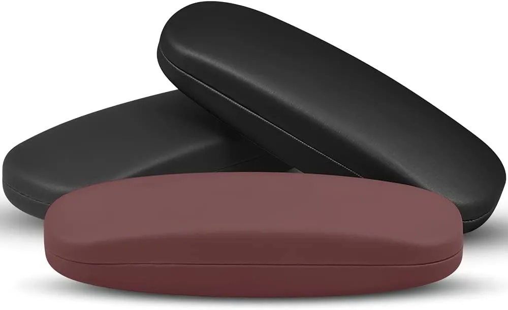 RayLove Unisex Hard Shell Eyeglasses Cases, Protective Case For Glasses