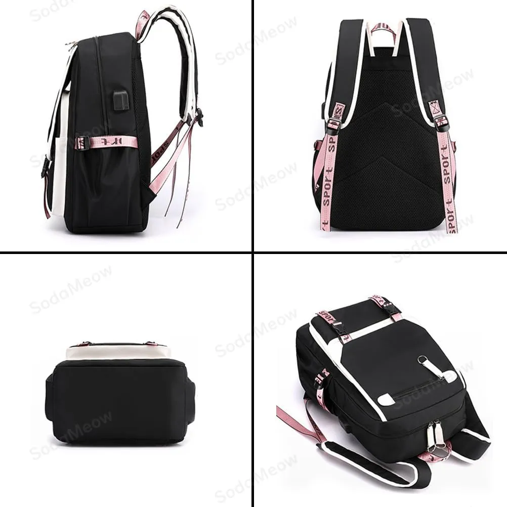 Solo Leveling Backpack Men Women Unisex Sung Jinwoo Rucksack Igris Anime Backpacks (B06-)
