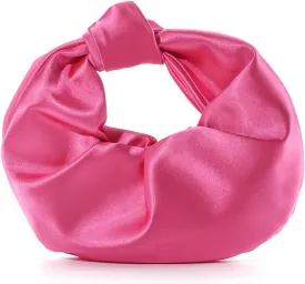 Womens Satin Evening Bag Clutch Purse Dumpling Handbag for Women Wedding for Formal Cocktail Party